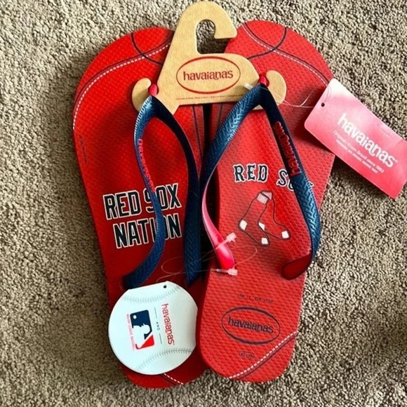 Havaianas Red‎ Sox Flip Flops main image 4